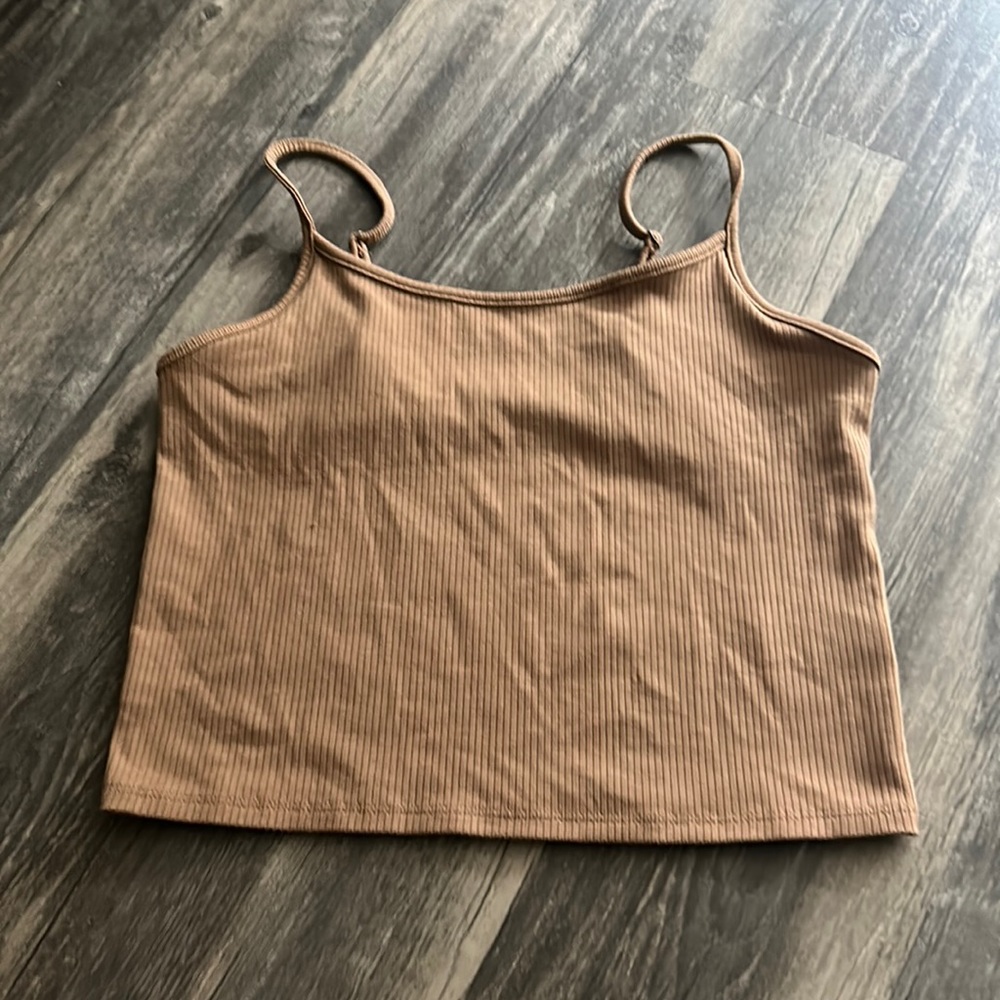 Cropped cami tank top